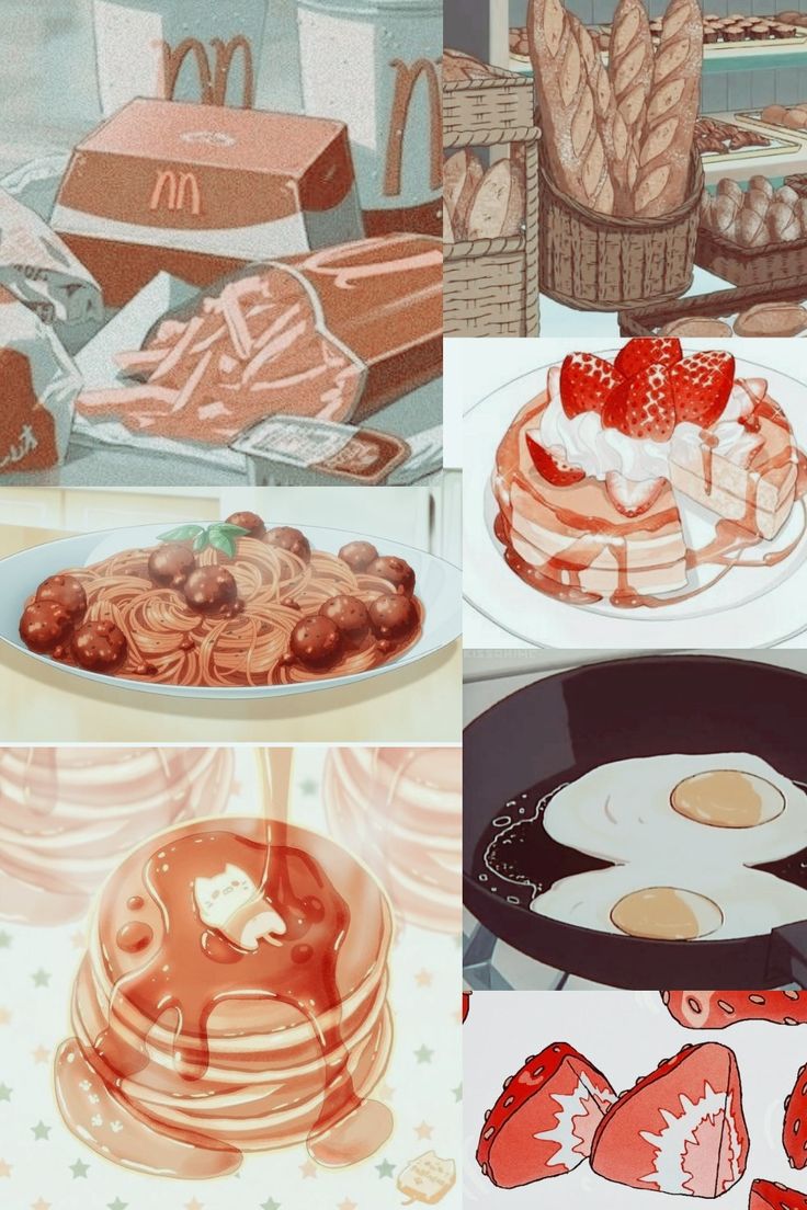 Aesthetic anime food wallpaper â in aesthetic anime kawaii wallpaper anime cover photo