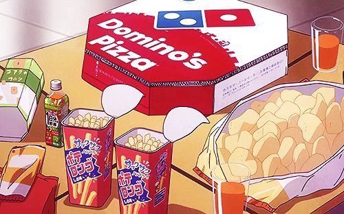 Follow if u love anime â on twitter anime scenery aesthetic anime cute food drawings