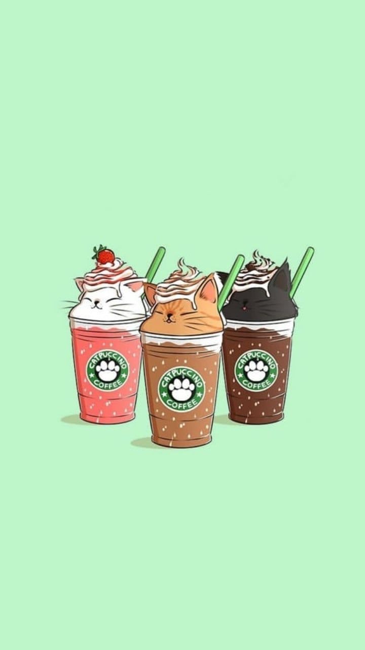 Starbucks cute cartoon s on