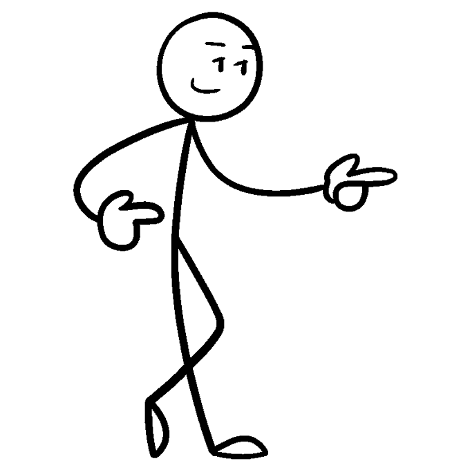 Easy stick figures in different poses