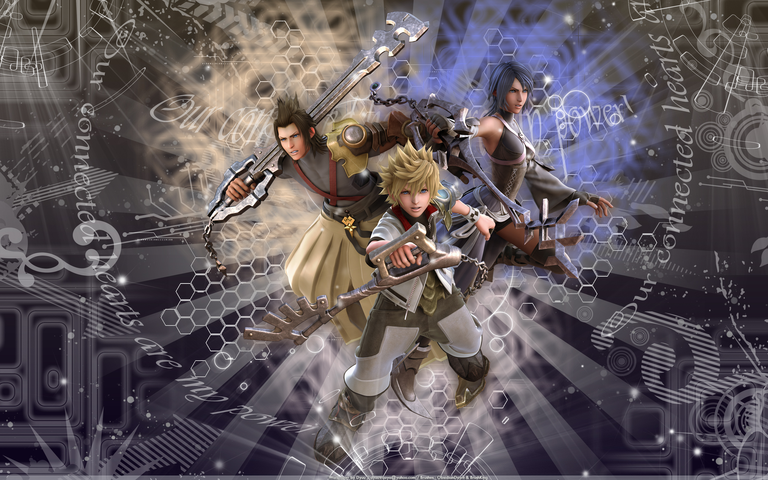 Leonhart LOVE Saliphie.  Kingdom hearts wallpaper, Anime best