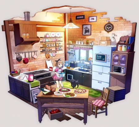 Download Free 100 + anime kitchen Wallpapers