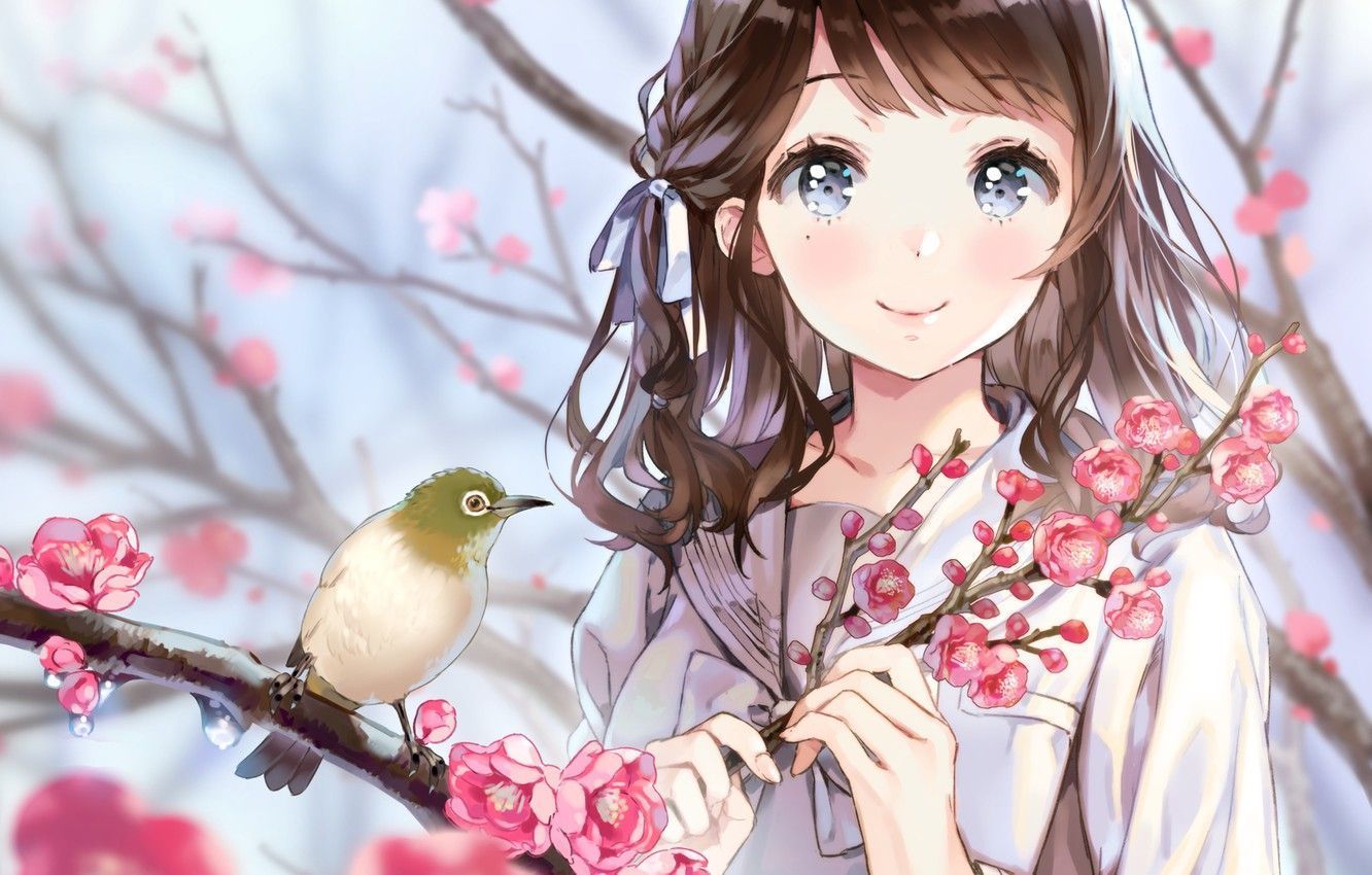 Download Free 100 + anime spring girls Wallpapers