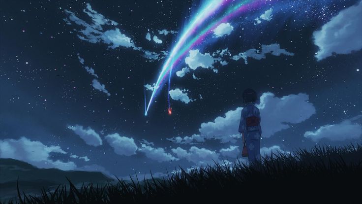 Your name k wallpaper galore anime scenery wallpaper scenery wallpaper black and blue wallpaper