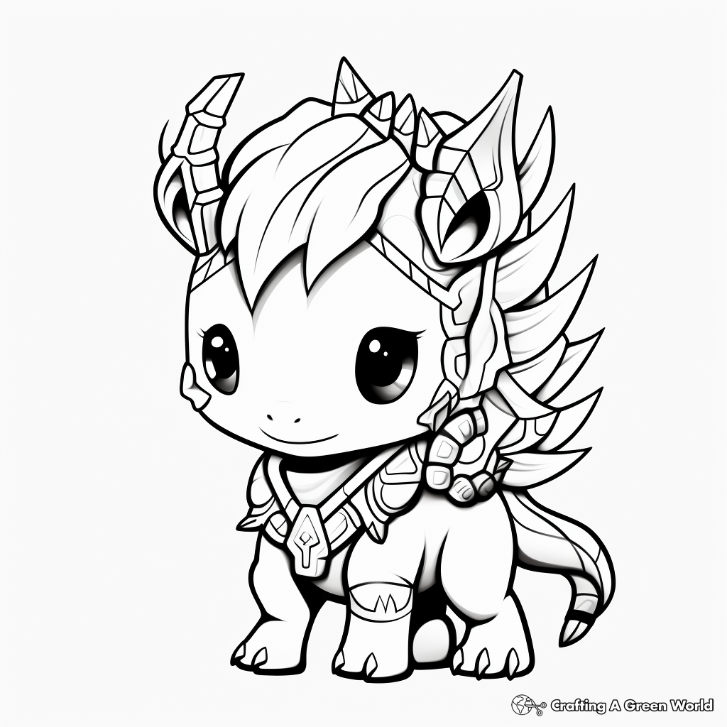 Unicorn dinosaur coloring pages
