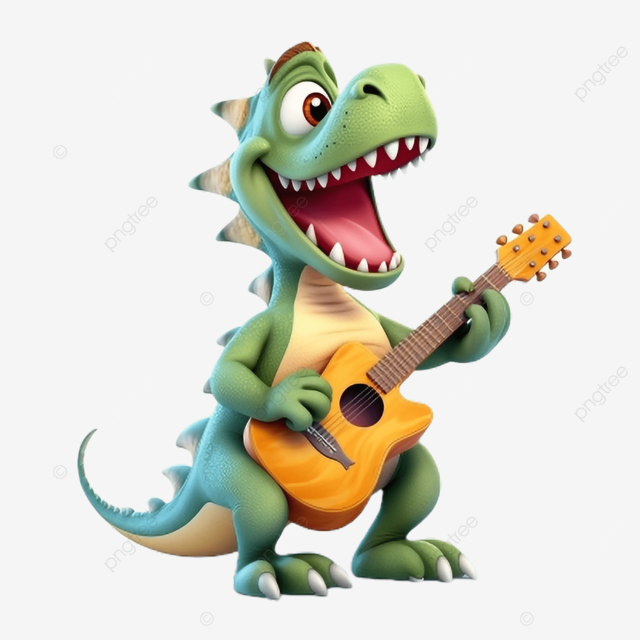 D a dinosaur clip art happily playing musical instrument creating delightful tune against clean white backgroun d clipart music png transparent image and clipart for free download