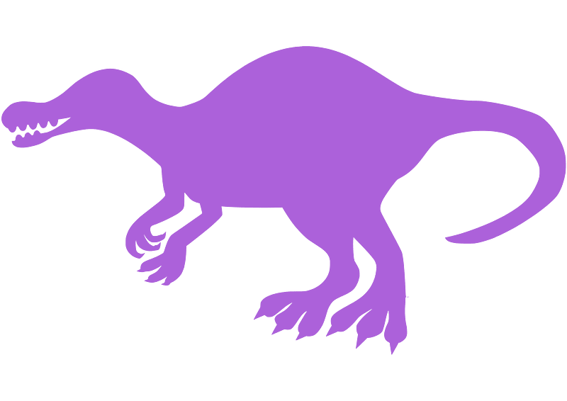 Suchomimus silhouette