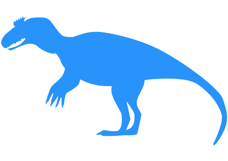 Metriacanthosaurus silhouette