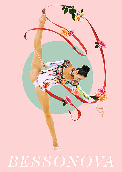 Gymnastics posters anna bessonova gymnastics posters dancing drawings rhythmic gymnastics