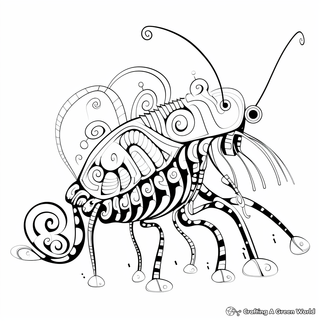 Crawfish coloring pages