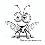 Grasshopper coloring pages