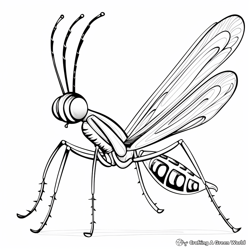 Grasshopper coloring pages