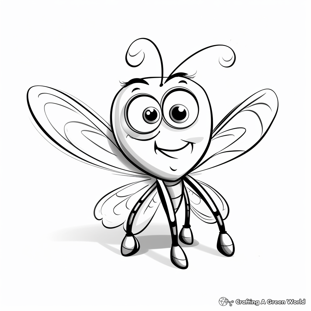 Firefly coloring pages