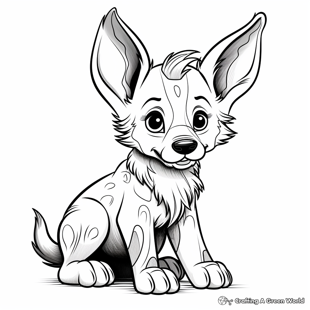 Jackal coloring pages