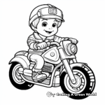 Motorcycle coloring pages