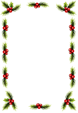 Christmas clip art borders