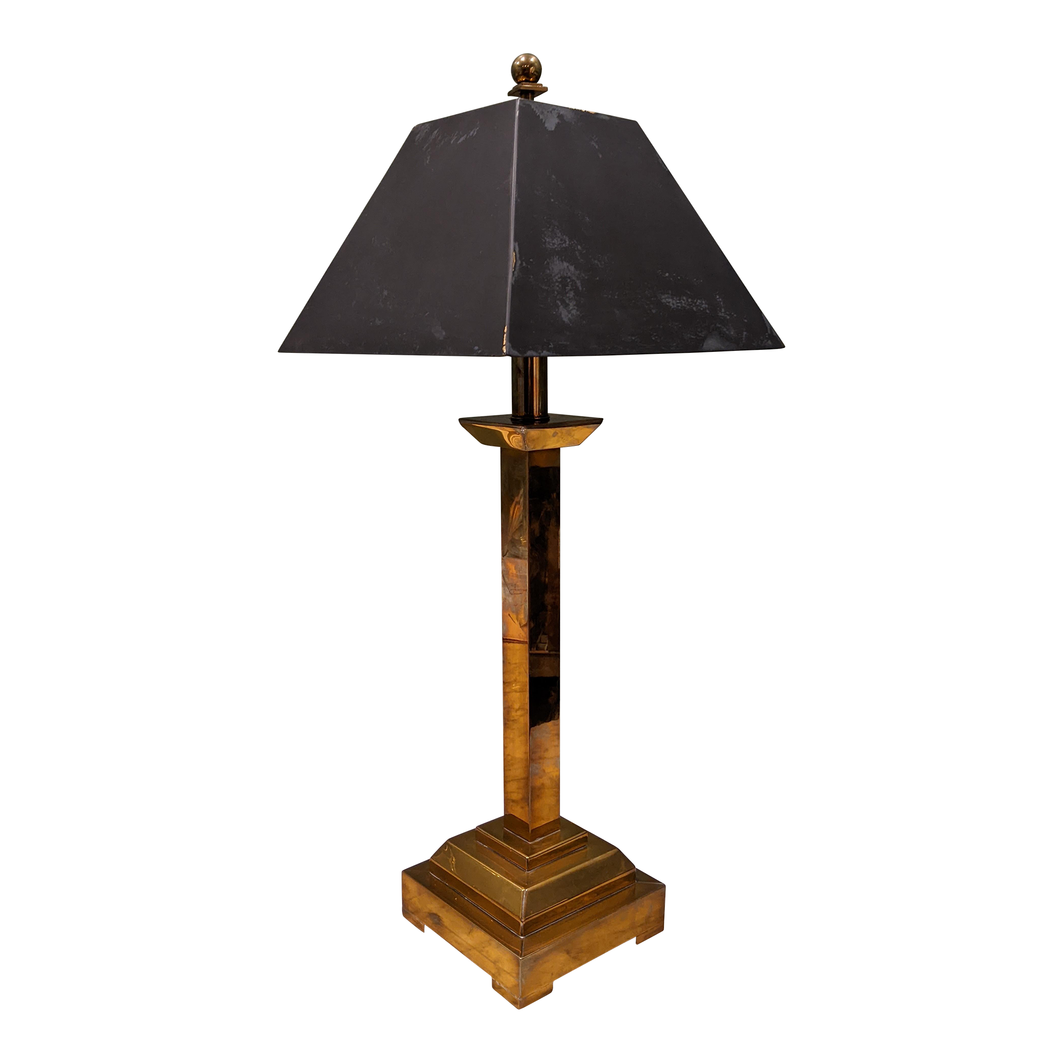 Vintage copper table lamps