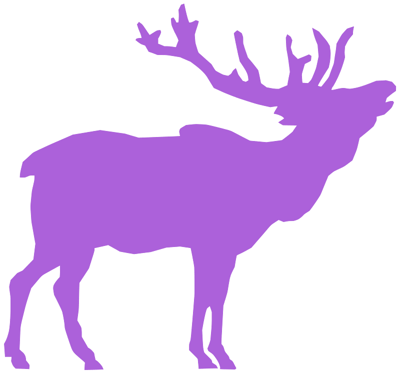 Elk silhouette