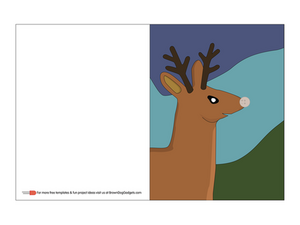 Reindeer card