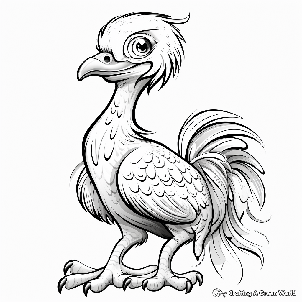 Oviraptor coloring pages