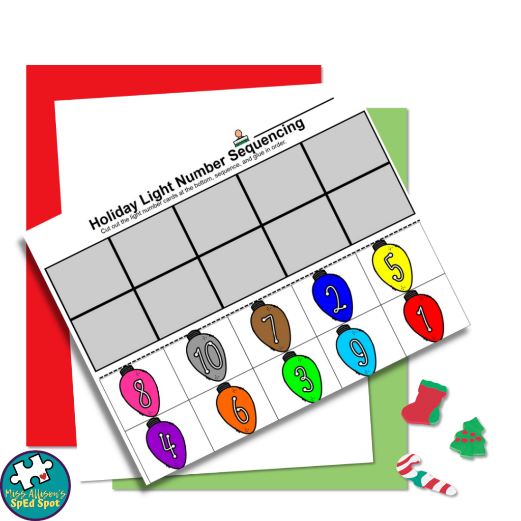 Christmas thematic unit for elementary special ed made by teachers