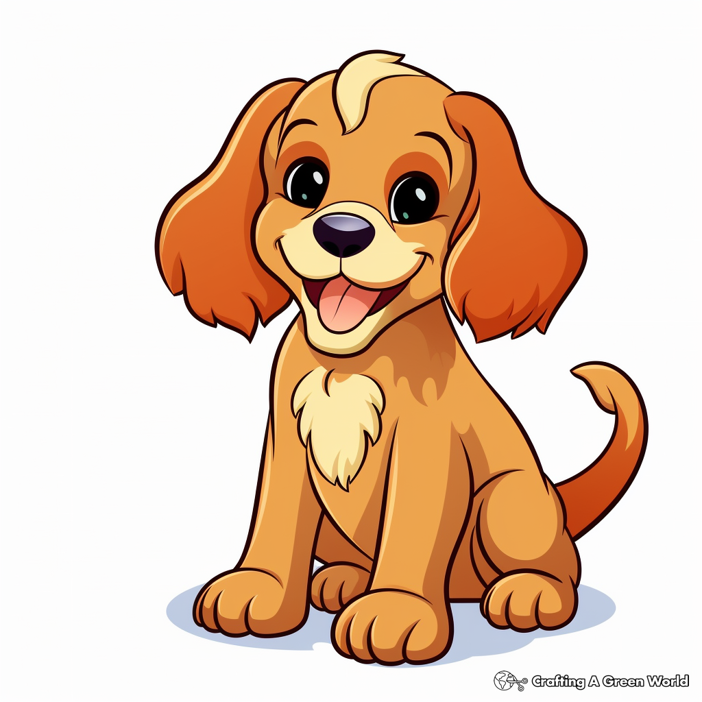 Lps cocker spaniel coloring pages