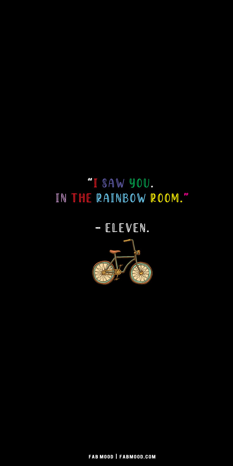 Awesome stranger things wallpapers i saw you in the rainbow room