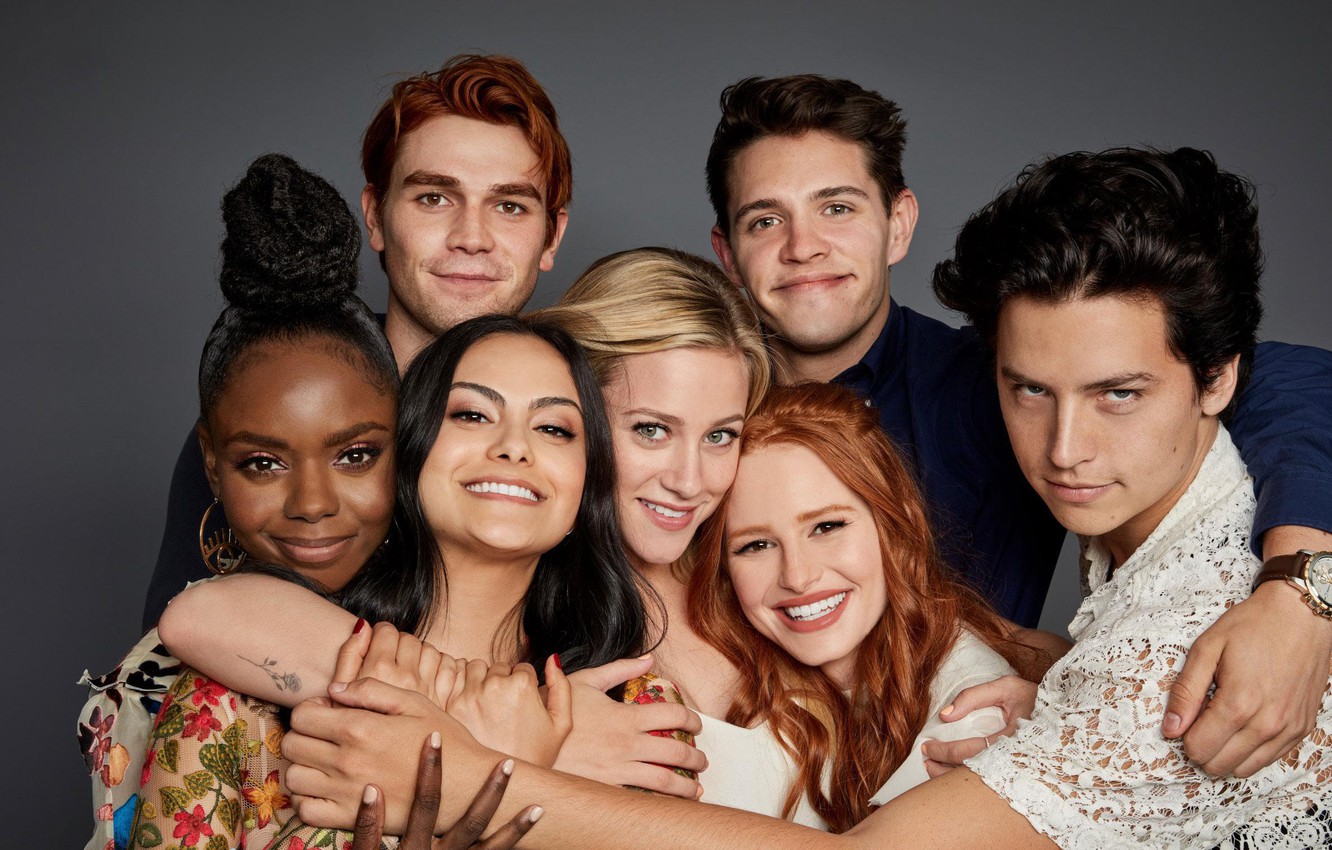 Wallpaper the series riverdale veronica lodge camila mendes betty cooper cole sprouse lili reinhart riverdale cheryl blossom madelaine petsch kevin keller ashleigh murray archie andrews jughead jones josie mccoy kj apa images