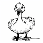 Goose coloring pages