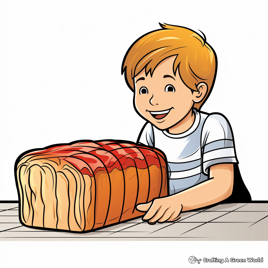 Loaves of bread coloring pages