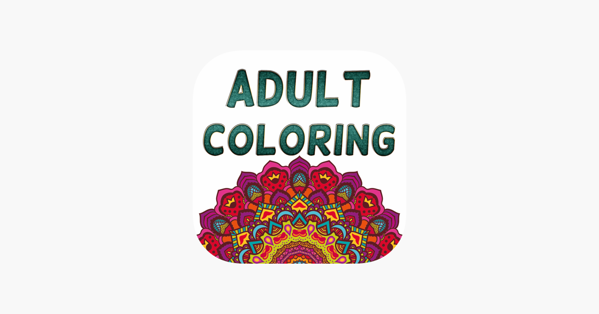 App storeìì ì êµíë adult coloring book color therapy pages stress