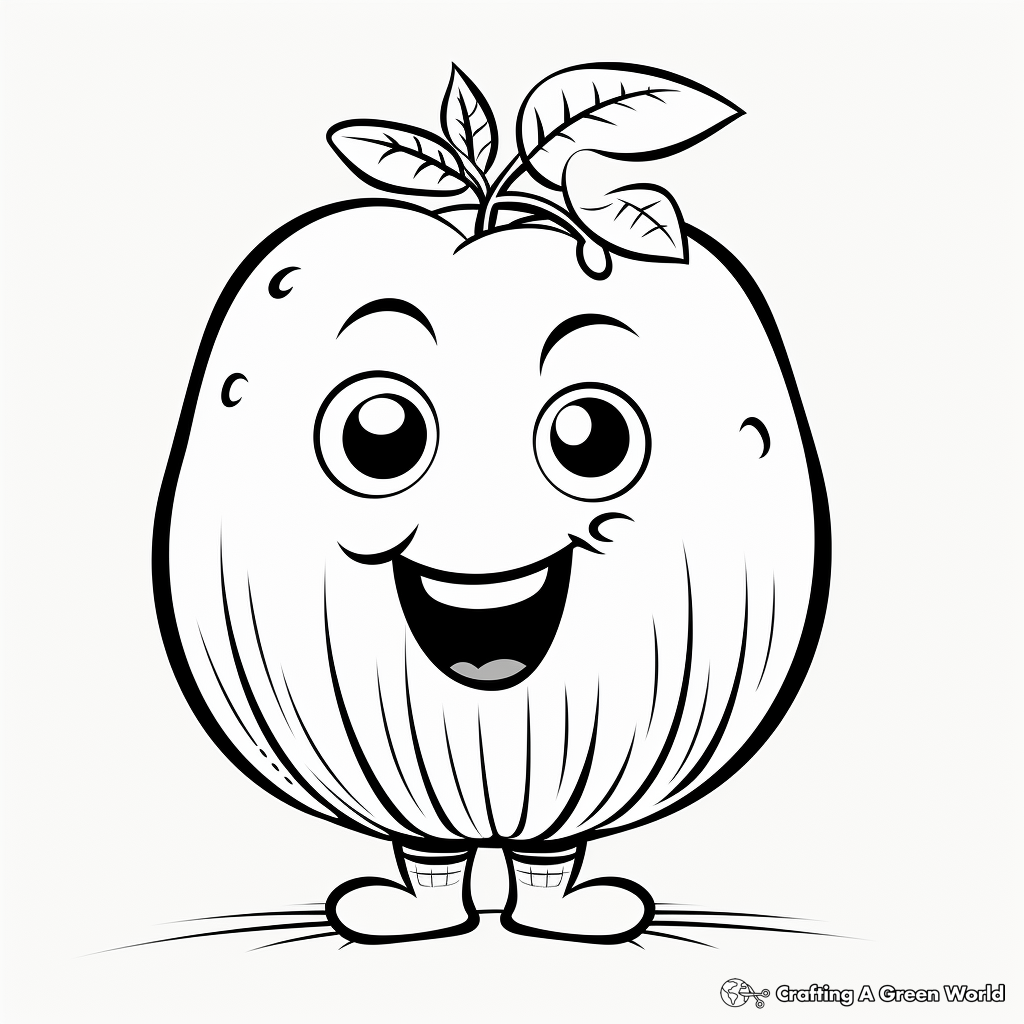 Turnip coloring pages