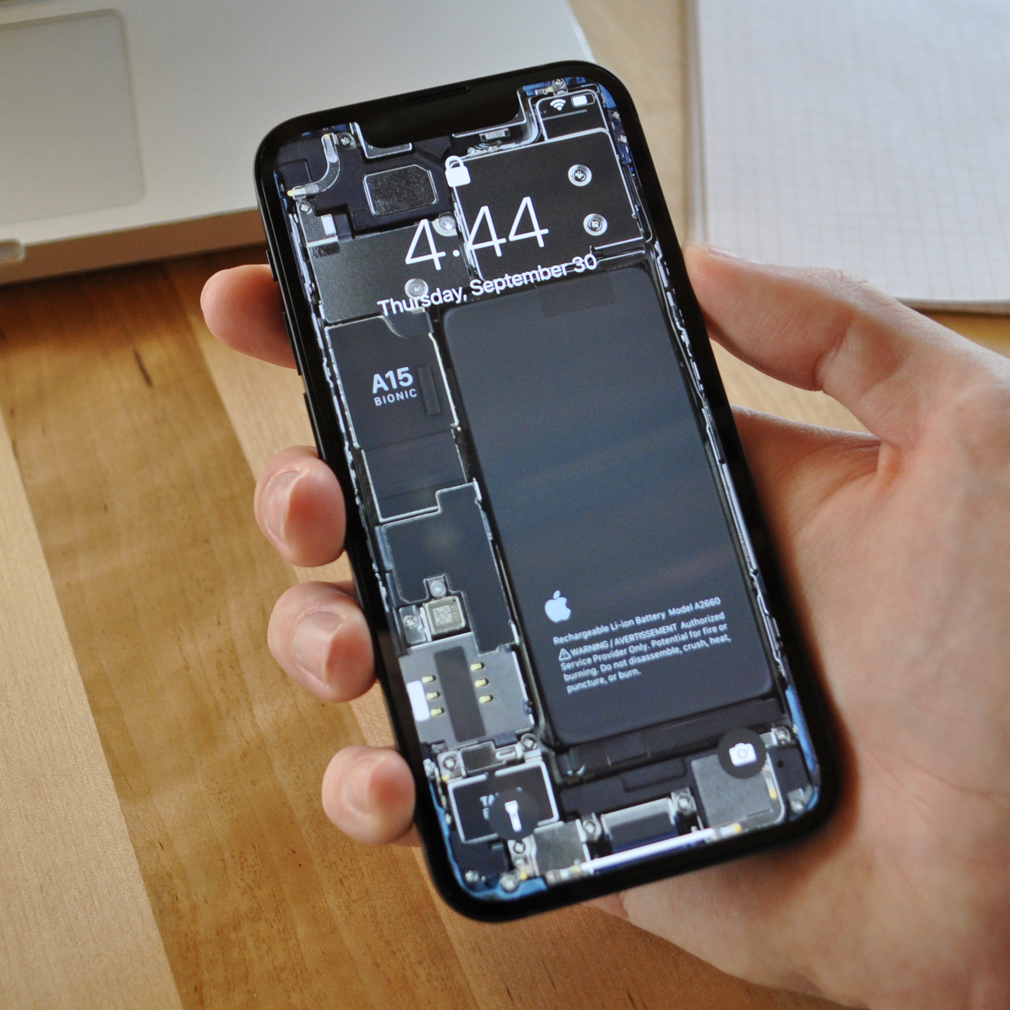 Iphone and iphone mini teardown wallpapers news