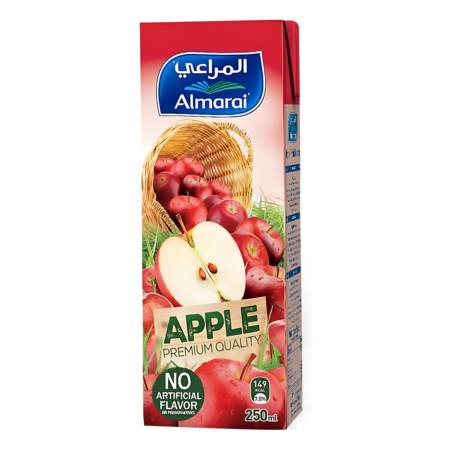 Red fruit alarai apple nectar juice l pack of packaging type tetra pack