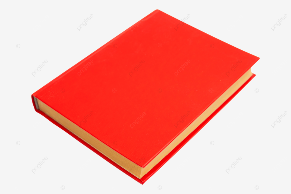 A vintage paperback with a red cover on a plain knowledge vintage cover png transparent image and clipart for free download