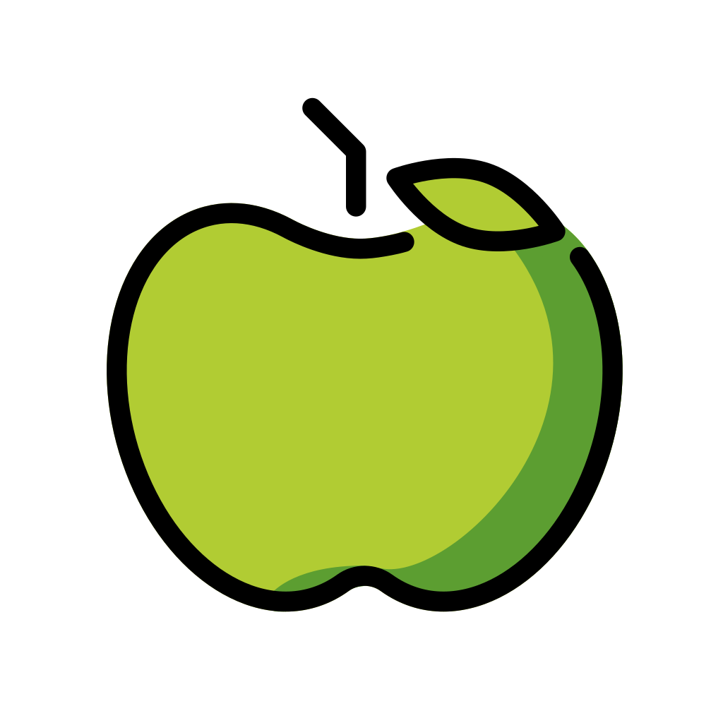 Ð green apple emoji