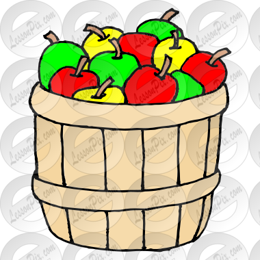 Apples picture for classroom therapy use