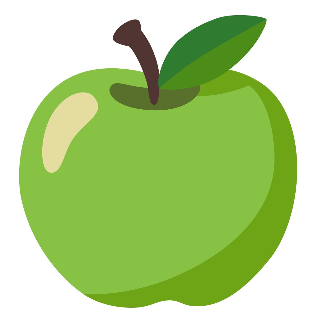 Ð green apple emoji