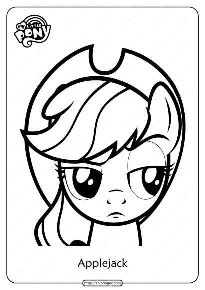 My little pony coloring pages free pdf printables