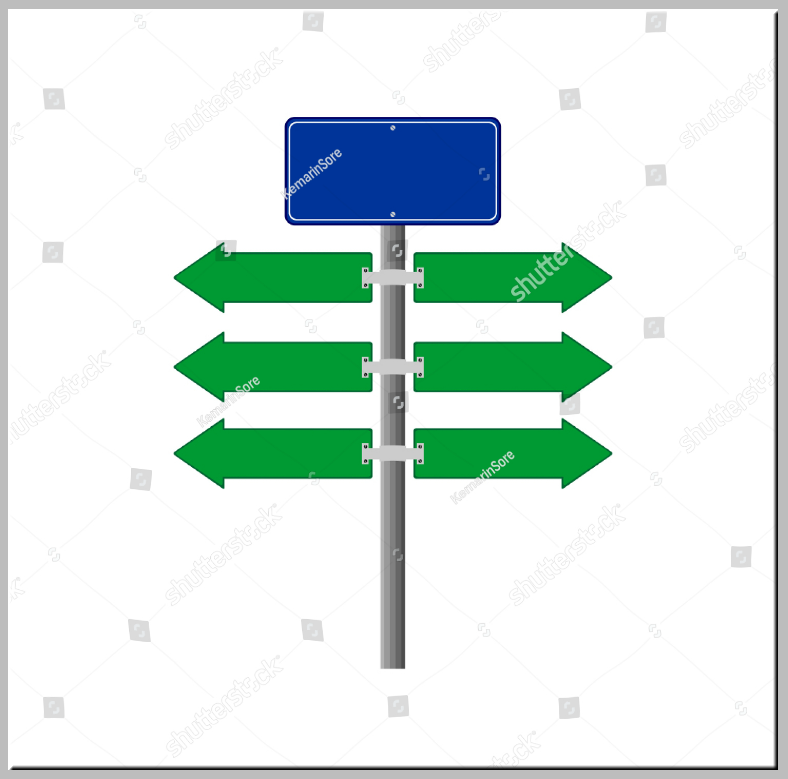 Directional sign designs s