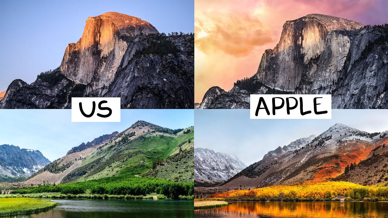 This photographer trio recreated all of apples default macos wallpapers