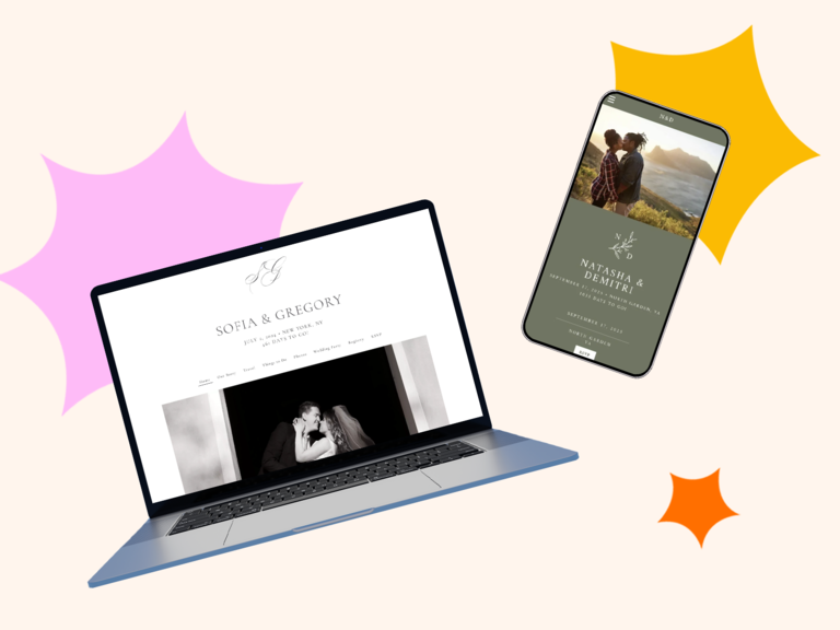 Wedding website examples to show off your vibe