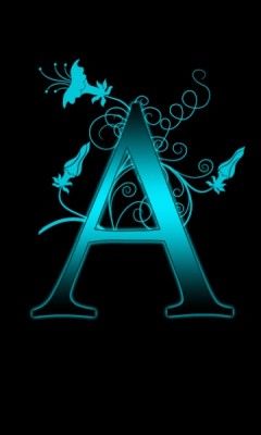 Aqua alphabet wallpaper a letter wallpaper cool wallpapers cartoon