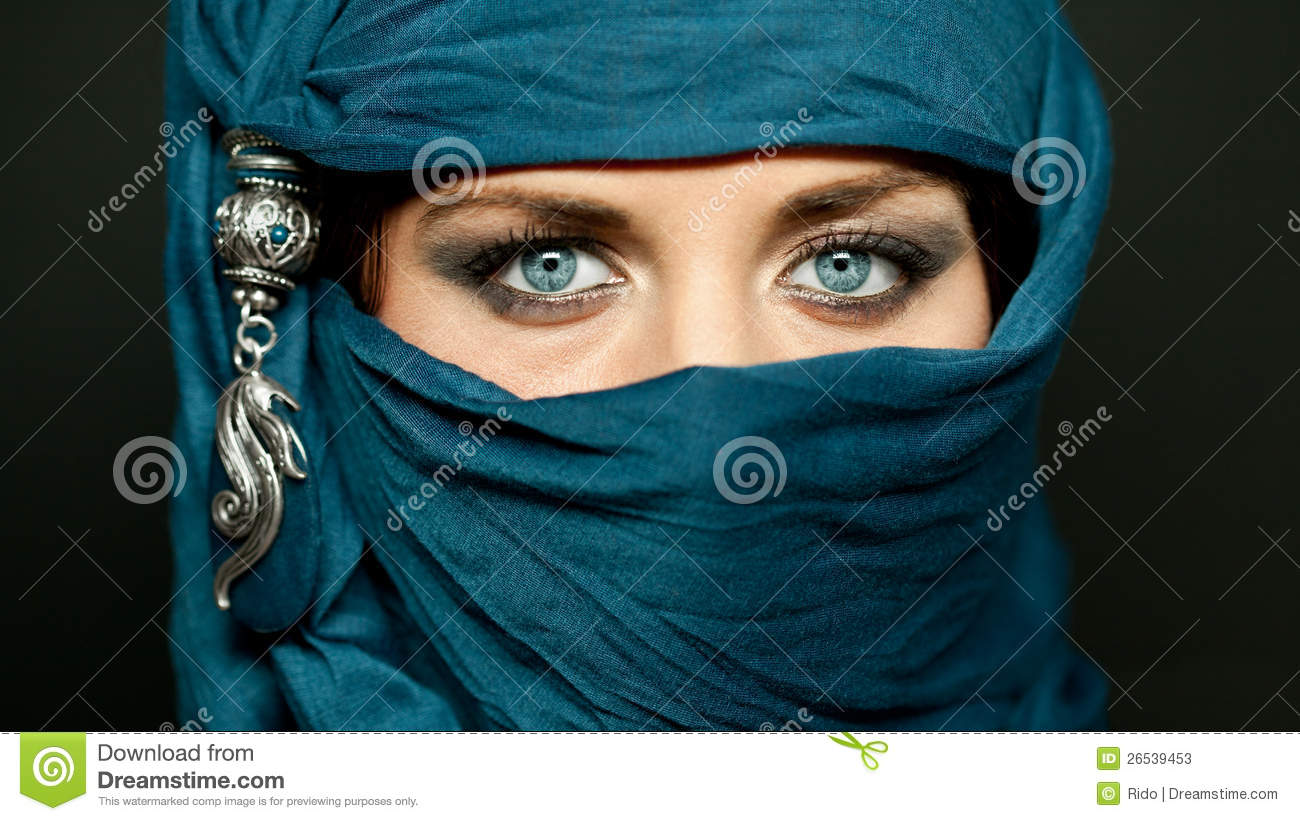 Arabic eyes stock photos