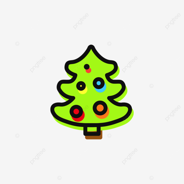 Vector de navidad de pino de hoja perenne png alegre brillante ornamento png y vector para dcargar gratis