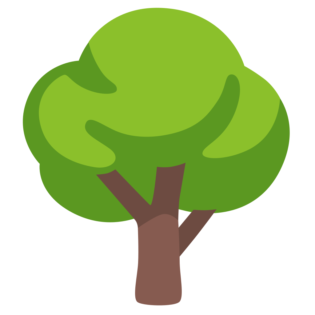 Ð ãrbol de hoja caduca emoji