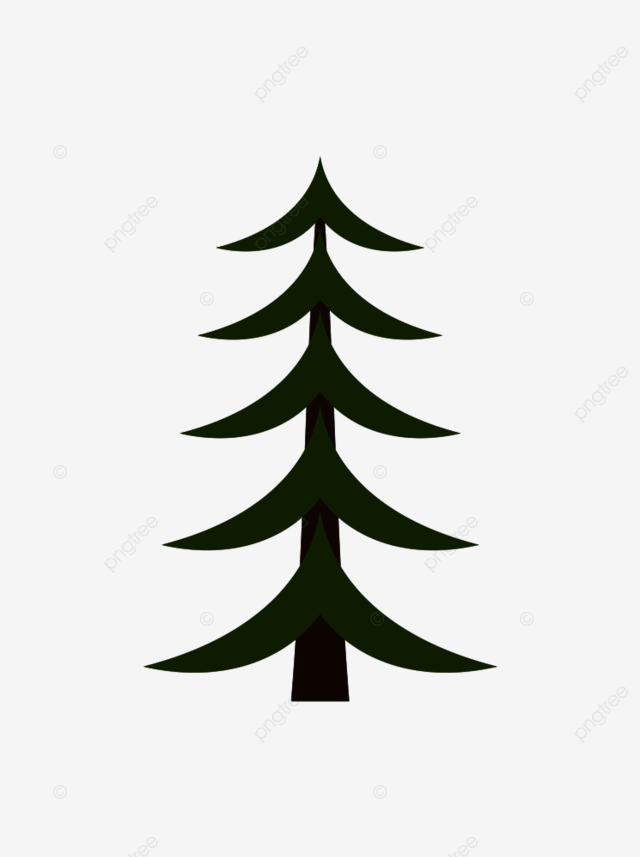 Imagen del ãrbol de navidad reprentado de forma quemãtica png tradicional dibujos animados minimalista png y vector para dcargar gratis