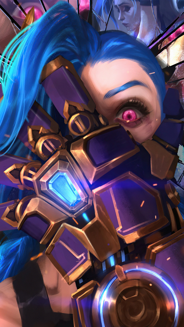 X arcane a jinx k iphone csse ipod touch hd k wallpapers images backgrounds photos and pictures