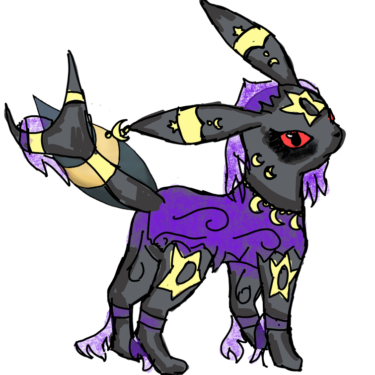 Mega evolution ideas for espeon umbreon and i tried to make mega jolteon look better