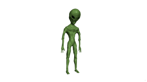 Alien base mesh free d model